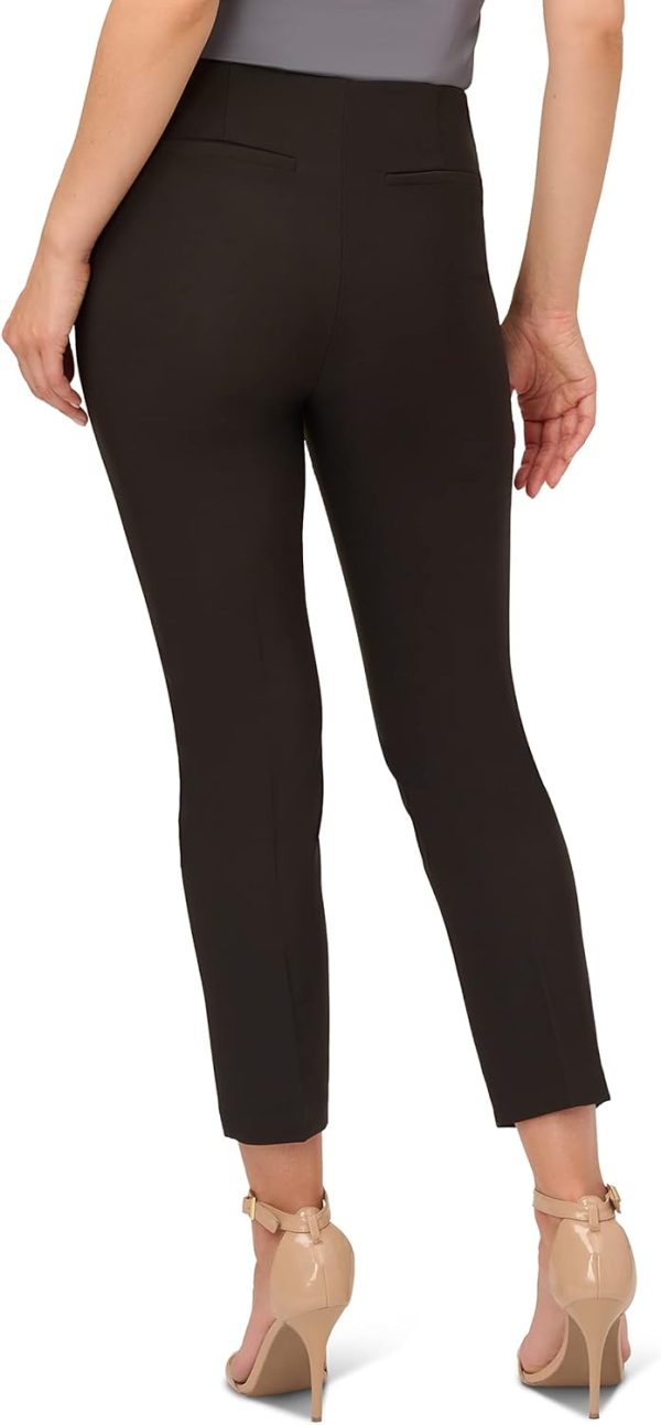 Adrianna Papell Women’s Solid Bi-Stretch Pull-on Pant(Black) - Adrianna ...